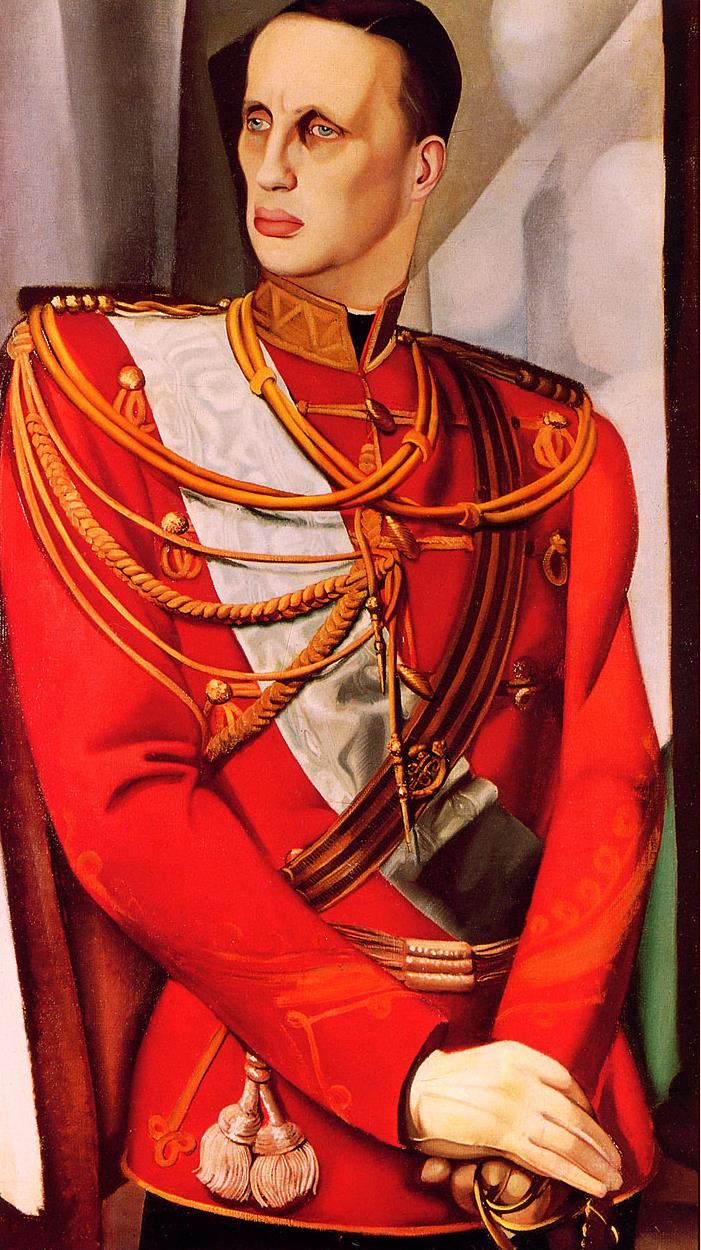 portrait de s a i grand duc gavriil kostantinovic contemporain 1927 Tamara de Lempicka Peintures à l'huile